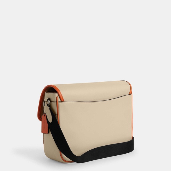 Coach Racer Messenger In Colorblock Signature Canvas - Picture 3 of 8
